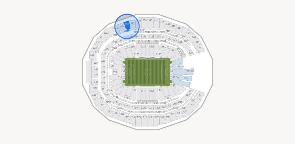 Mercedes-Benz Stadium Seating Chart