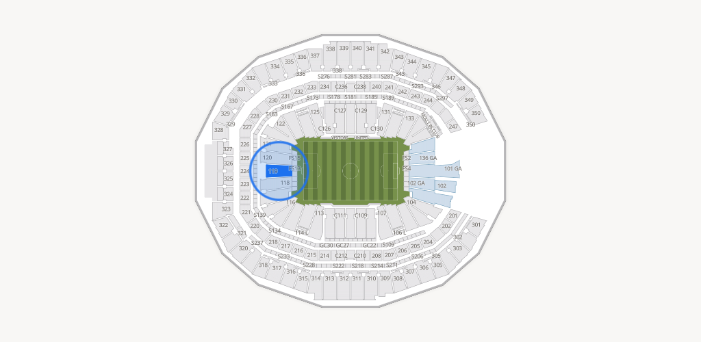 Mercedes-Benz Stadium Seating Chart