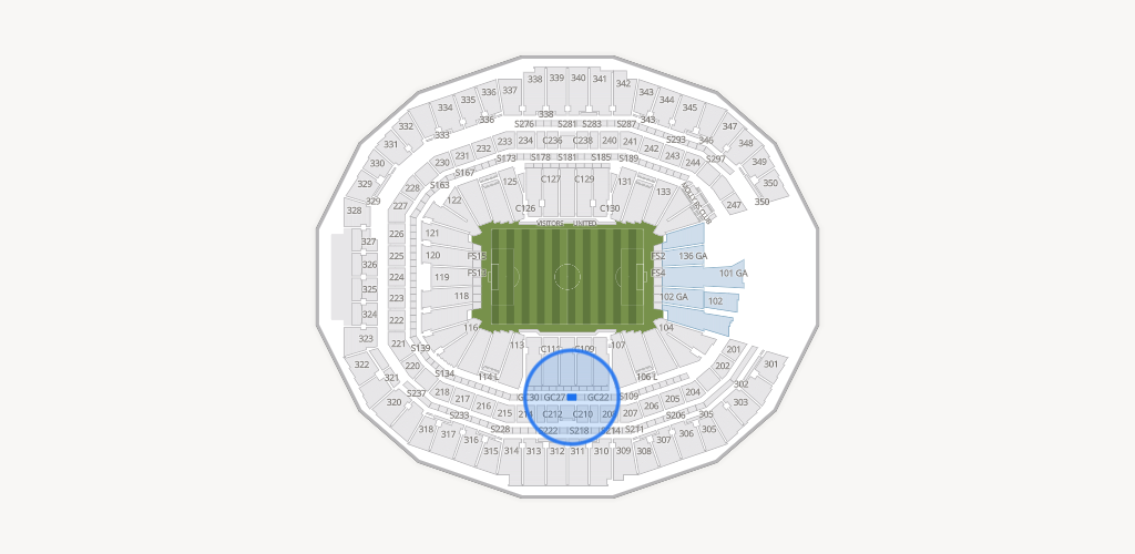 Mercedes-Benz Stadium Seating Chart