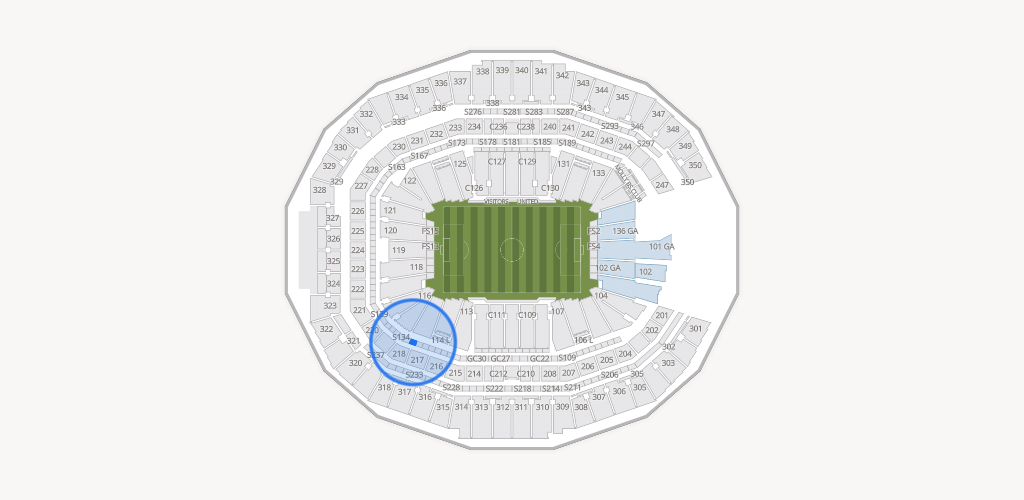 Mercedes-Benz Stadium Seating Chart