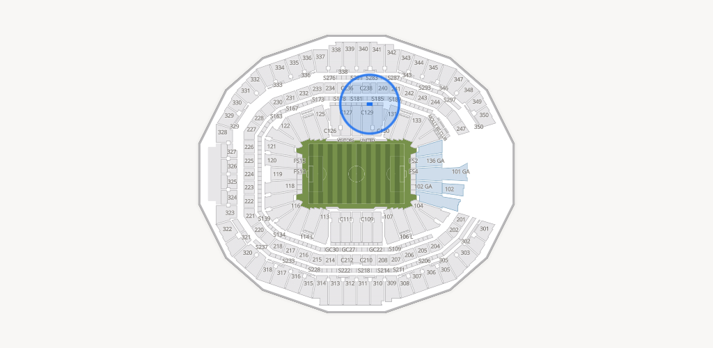 Mercedes-Benz Stadium Seating Chart