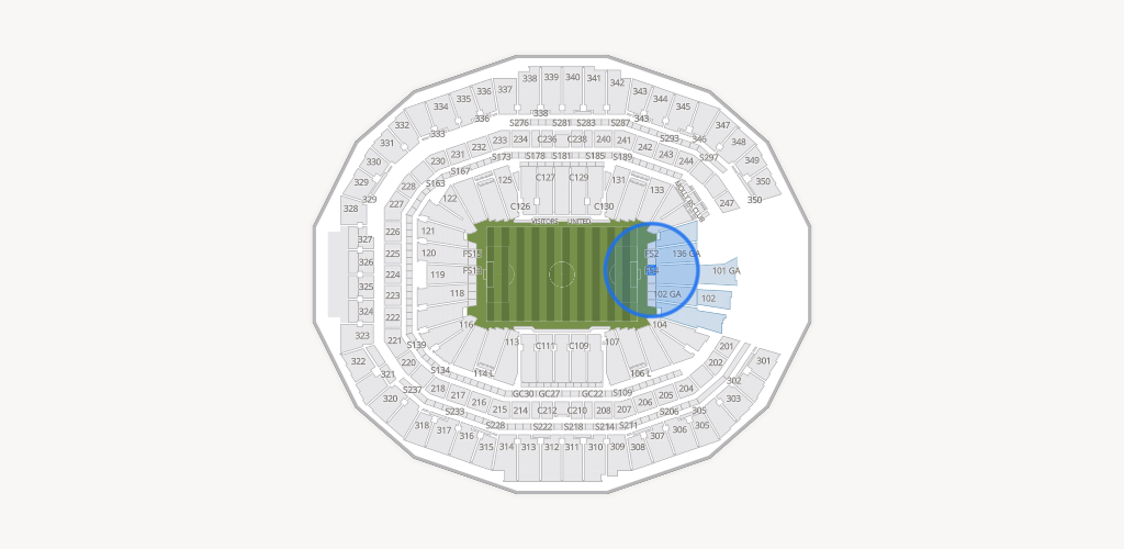 Mercedes-Benz Stadium Seating Chart