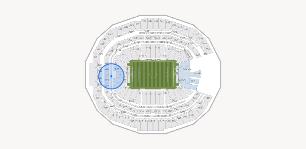 Mercedes-Benz Stadium Seating Chart