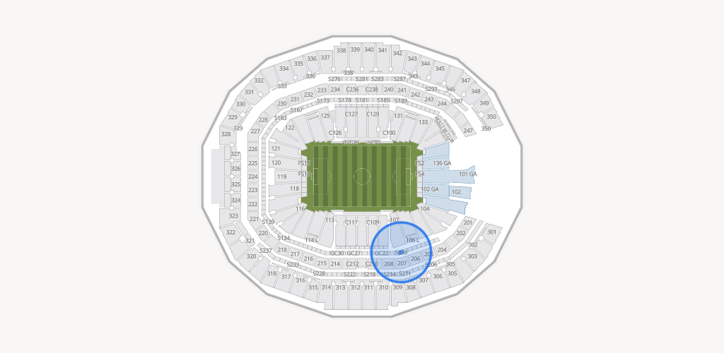 Mercedes-Benz Stadium Seating Chart