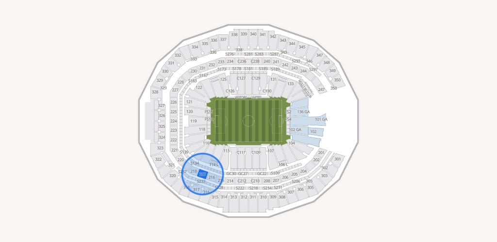 Mercedes-Benz Stadium Seating Chart
