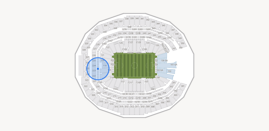 Mercedes-Benz Stadium Seating Chart