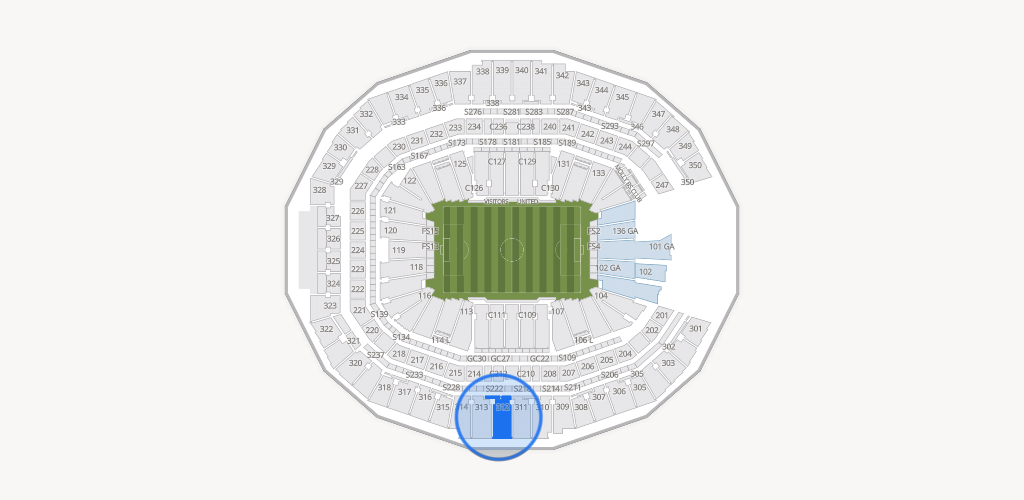 Mercedes-Benz Stadium Seating Chart
