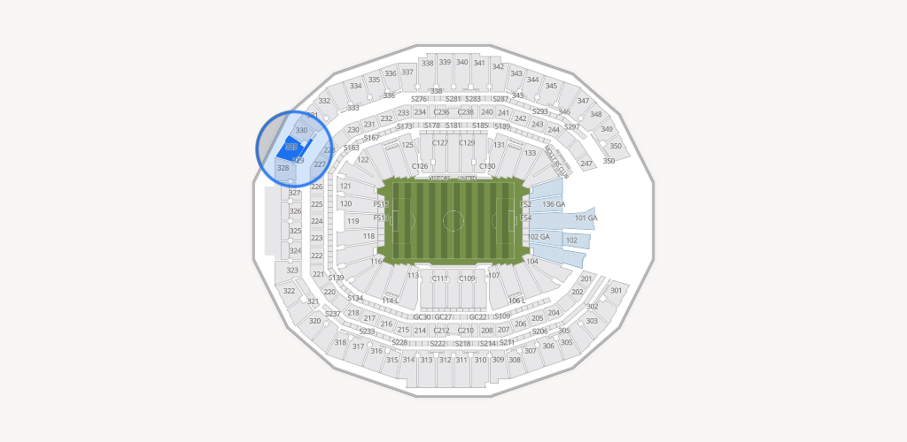 Mercedes-Benz Stadium Seating Chart