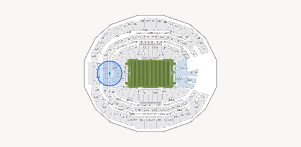 Mercedes-Benz Stadium Seating Chart