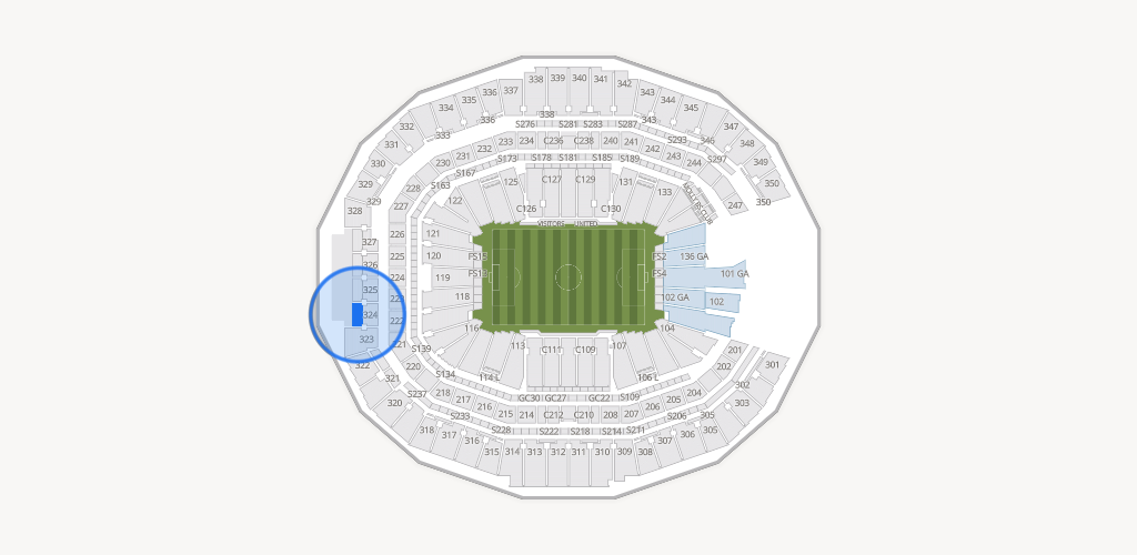 Mercedes-Benz Stadium Seating Chart