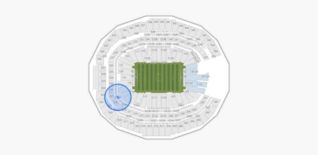 Mercedes-Benz Stadium Seating Chart
