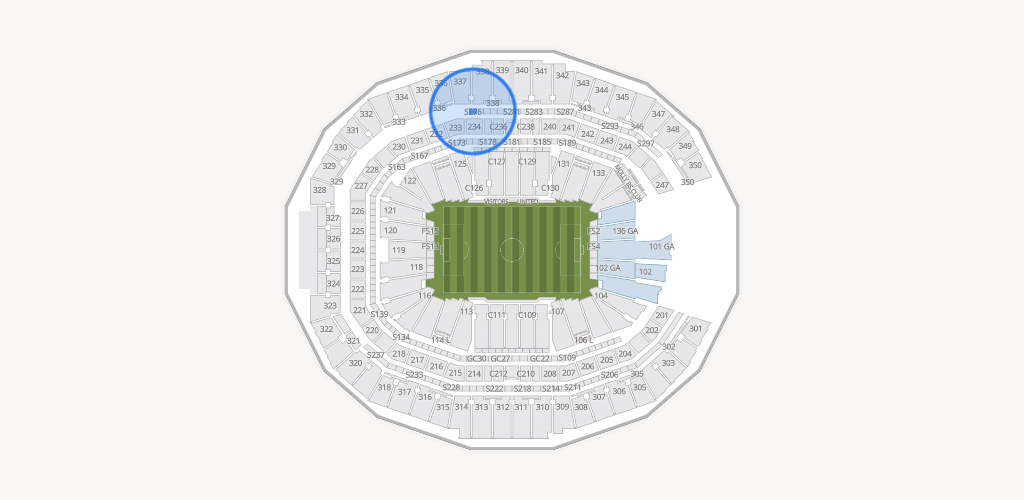 Mercedes-Benz Stadium Seating Chart