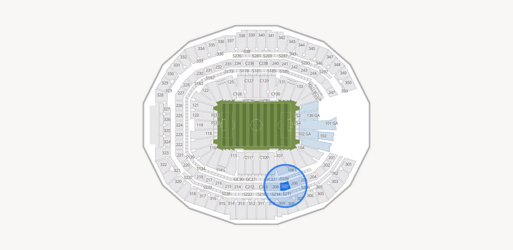Mercedes-Benz Stadium Seating Chart