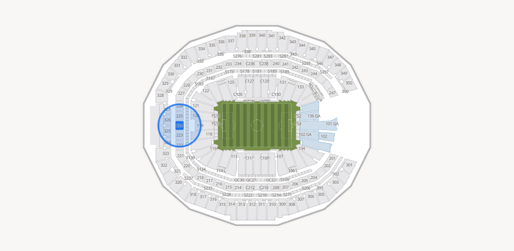 Mercedes-Benz Stadium Seating Chart