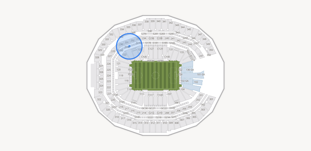 Mercedes-Benz Stadium Seating Chart