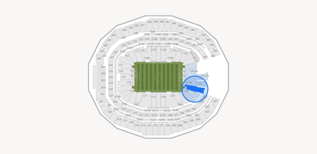 Mercedes-Benz Stadium Seating Chart