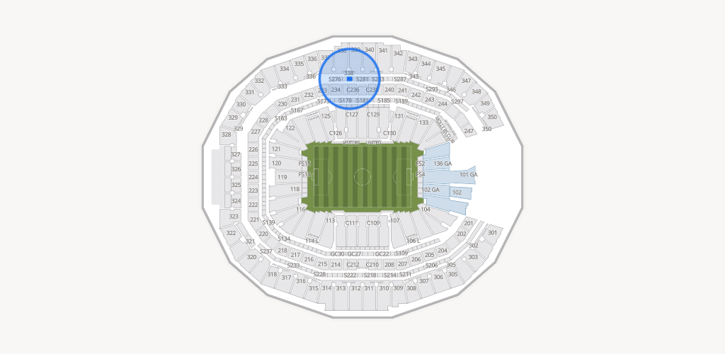 Mercedes-Benz Stadium Seating Chart