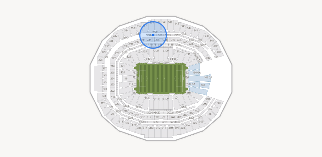 Mercedes-Benz Stadium Seating Chart