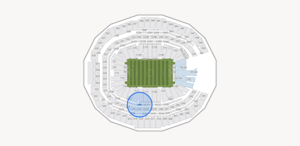 Mercedes-Benz Stadium Seating Chart
