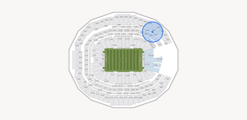 Mercedes-Benz Stadium Seating Chart