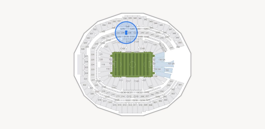 Mercedes-Benz Stadium Seating Chart