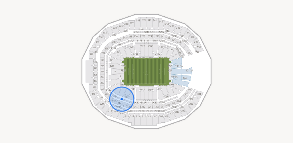 Mercedes-Benz Stadium Seating Chart