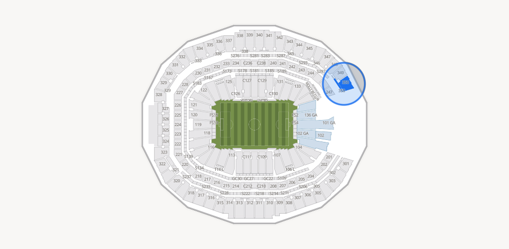 Mercedes-Benz Stadium Seating Chart