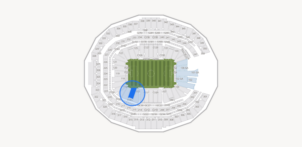 Mercedes-Benz Stadium Seating Chart