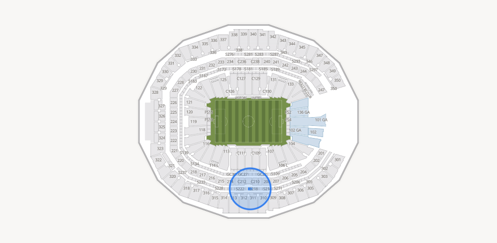 Mercedes-Benz Stadium Seating Chart
