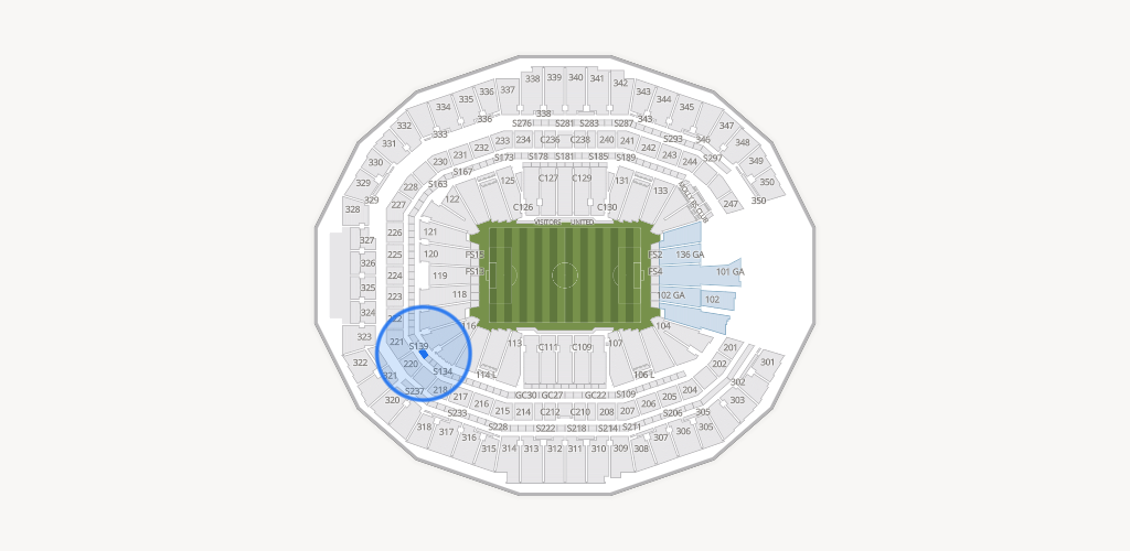 Mercedes-Benz Stadium Seating Chart