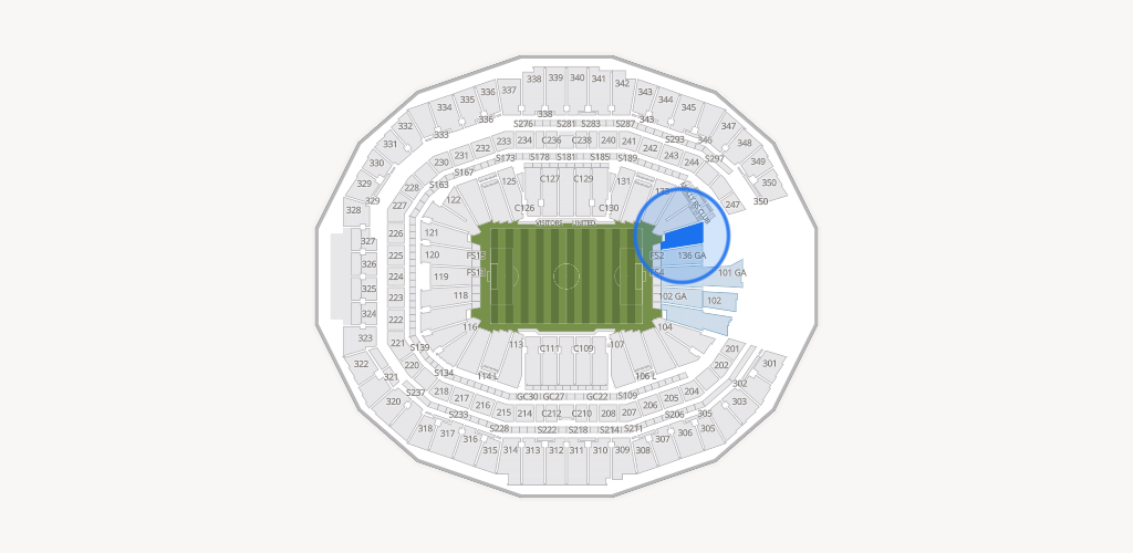 Mercedes-Benz Stadium Seating Chart