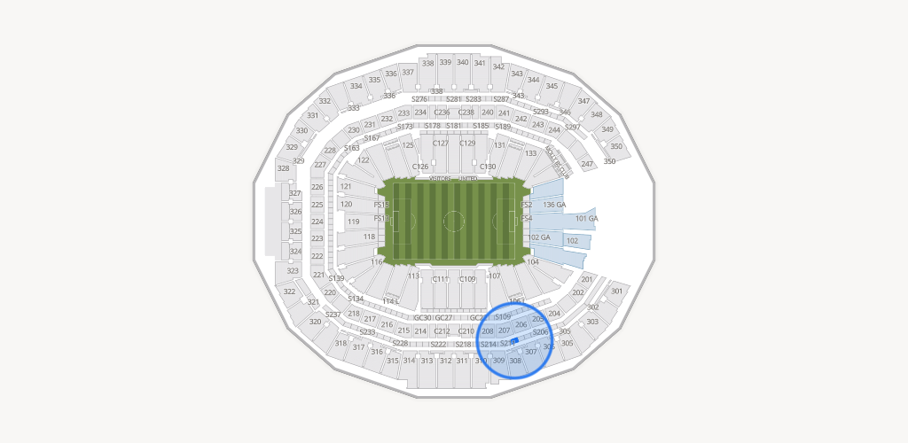 Mercedes-Benz Stadium Seating Chart