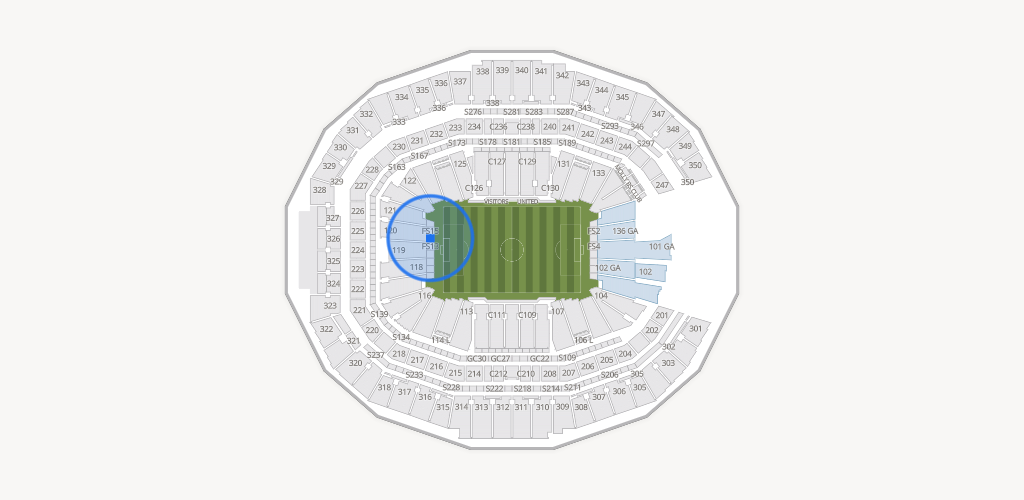 Mercedes-Benz Stadium Seating Chart