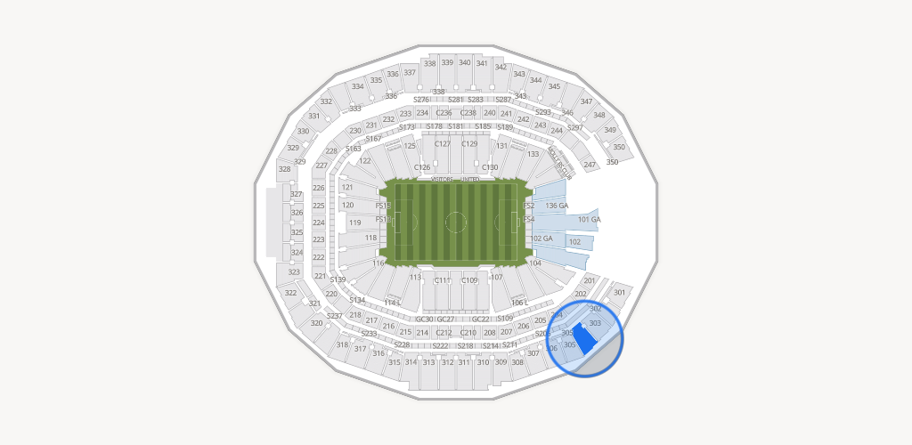 Mercedes-Benz Stadium Seating Chart