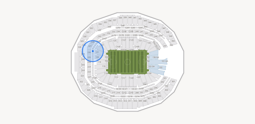 Mercedes-Benz Stadium Seating Chart