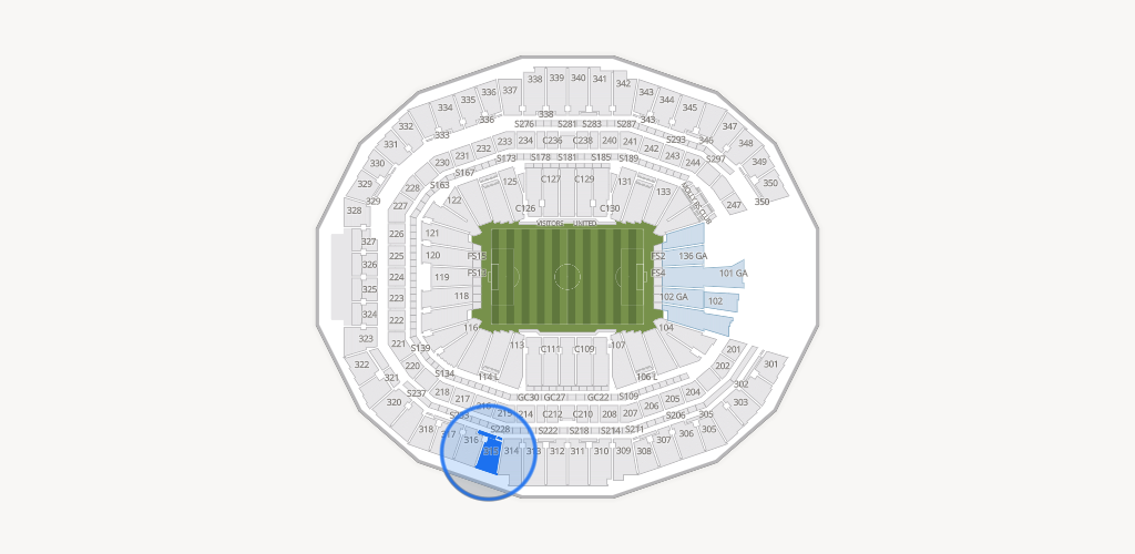 Mercedes-Benz Stadium Seating Chart