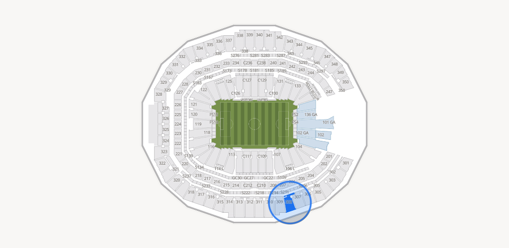 Mercedes-Benz Stadium Seating Chart