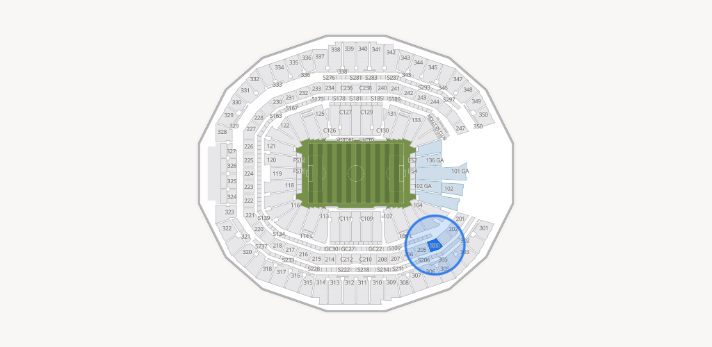Mercedes-Benz Stadium Seating Chart