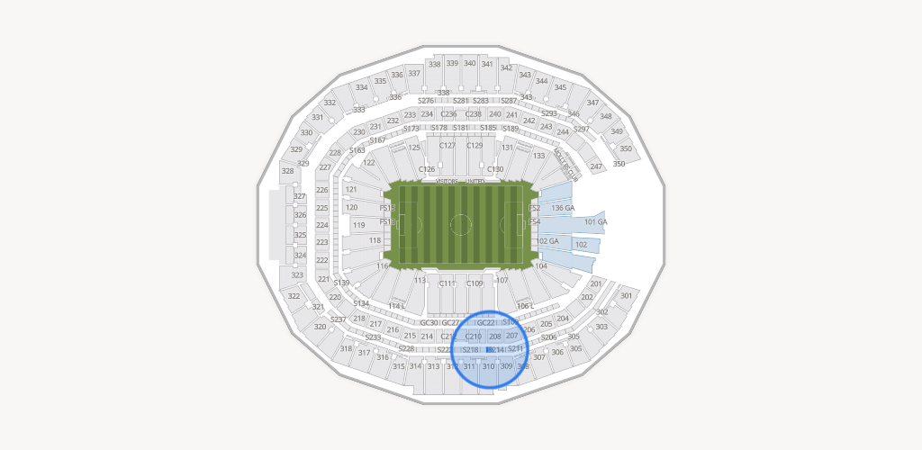 Mercedes-Benz Stadium Seating Chart