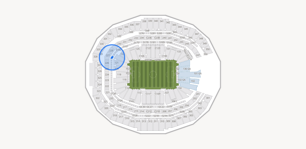 Mercedes-Benz Stadium Seating Chart