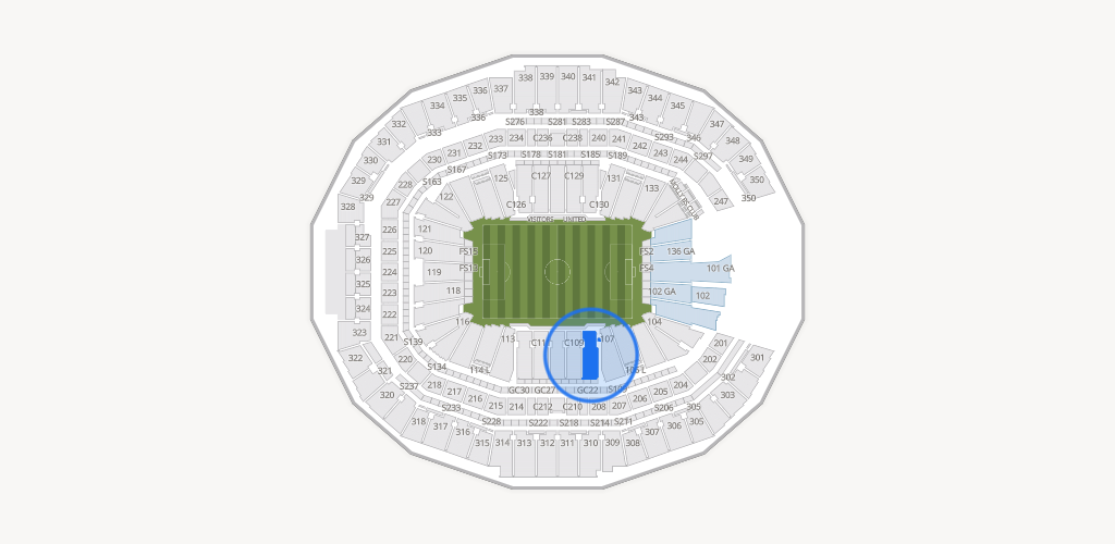 Mercedes-Benz Stadium Seating Chart