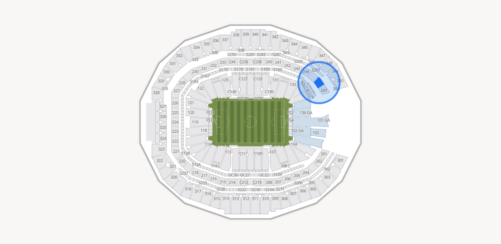 Mercedes-Benz Stadium Seating Chart