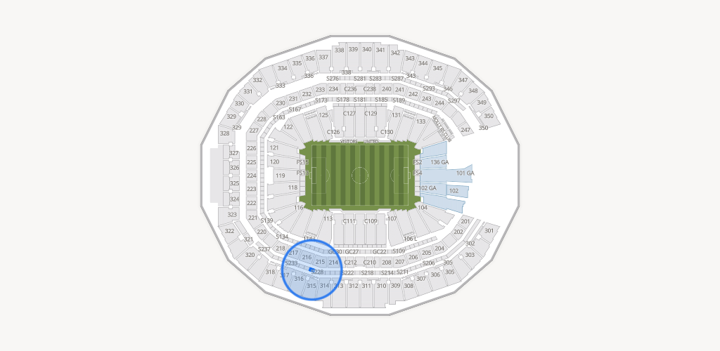 Mercedes-Benz Stadium Seating Chart