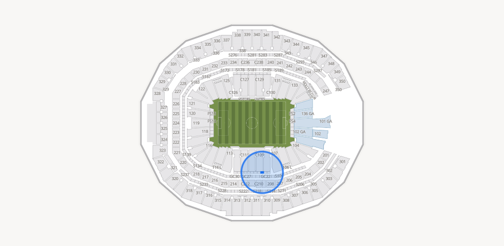 Mercedes-Benz Stadium Seating Chart