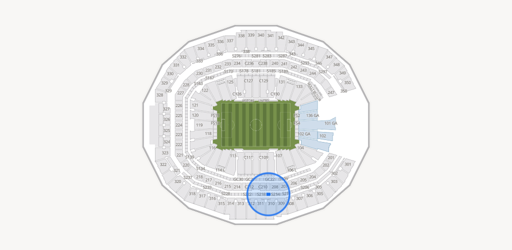 Mercedes-Benz Stadium Seating Chart