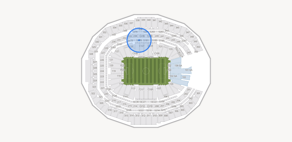 Mercedes-Benz Stadium Seating Chart