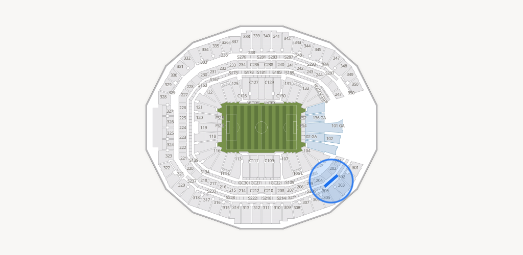 Mercedes-Benz Stadium Seating Chart