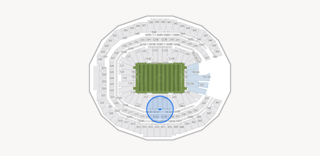 Mercedes-Benz Stadium Seating Chart