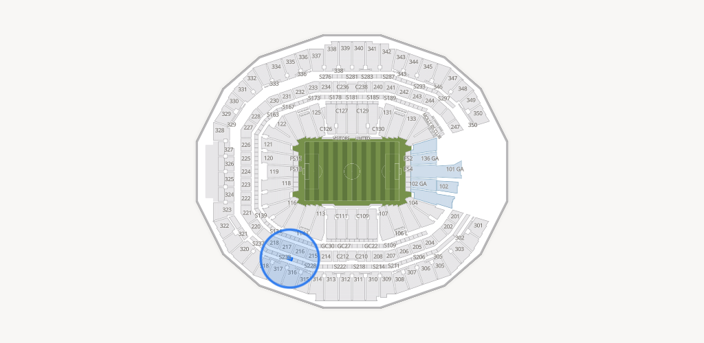 Mercedes-Benz Stadium Seating Chart