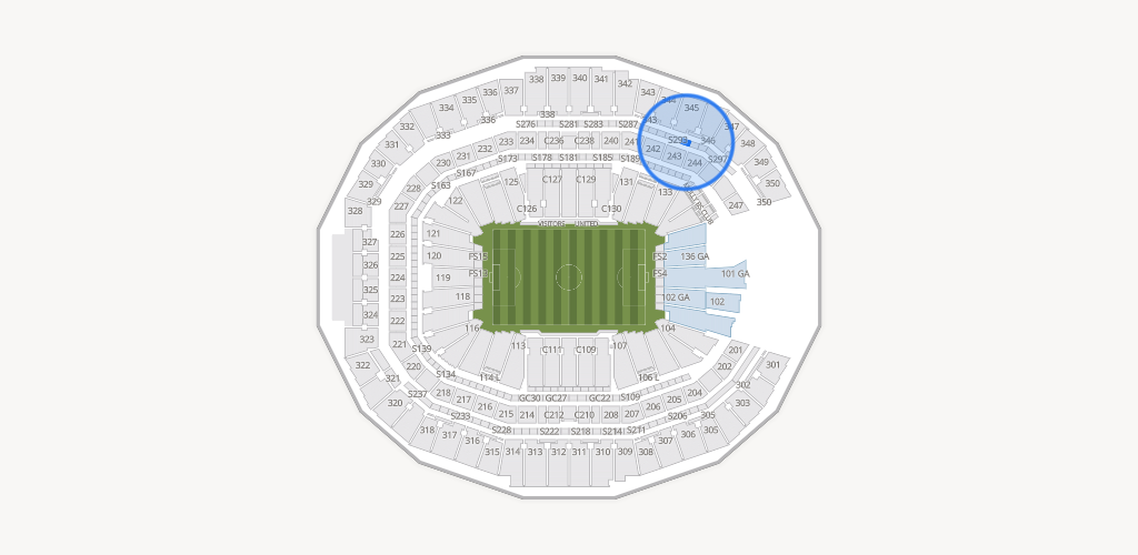 Mercedes-Benz Stadium Seating Chart